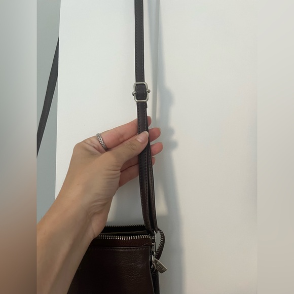 Guy Laroche Multi-Pocket Brown Crossbody Bag - Picture 7 of 8